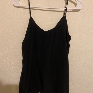 Black tank top